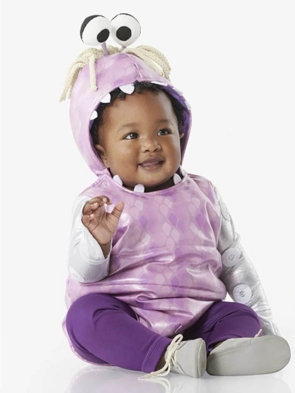 Pottery Barn Kids Disney Pixar Monsters Inc Boo Baby Costume 12-24 18 M NEW